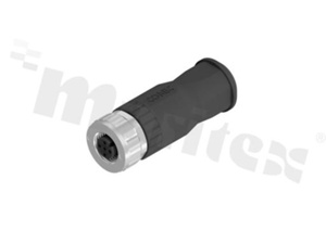 Conec 43-00094, M12 5pin, A-coded Female, Screw, Screw Terminals, 7.5A, IP67