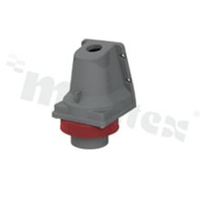 416EBS6W; Gniazdo panelowe; zasilające AC 3-fazowe; męskie; 16A; 250VAC; IP67; seria Easy&Safe