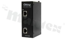 Przemysłowy splitter PoE Gigabit; 1 wejście 10/100/1000Base-T(X) RJ45 PoE IEEE 802.3at; 1 wyjście 10/100/1000Base-T(X) RJ45; 1 wyjście 60W terminal block; temp. pracy: -40+75 st.C; zasilanie z PoE; montaż na szynie DIN