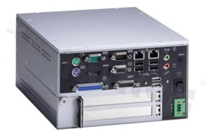 Bezwentylatorowy komputer wbudowany; Intel Atom D2550 1.86 GHz; 1x VGA; 1x HDMI; 2x LAN; 6 x USB 2.0; 4xCOM; LPT2x PCI; SATA; temperatura pracy -10+50C; zasilanie 16-28V