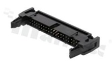 Złącze do PCB, w rastrze 2.54mm; 40-stykowe; montaż: THT; męskie; proste