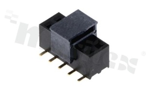 Pin Header; pitch 2.00mm; 2x5 pins; assembly: SMD; female; straight; double row; H=4.3mm