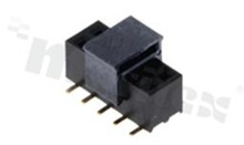 Listwa stykowa do PCB; w rastrze 2.00mm; 2x5 styków; montaż: SMD; prosta; żeńska; dwurzędowe; H=4.3mm