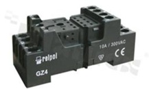 Socket for relay R4, R4N; 14 PIN; 6A; mounting; DIN; 6A/250VAC