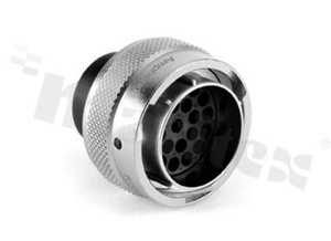 Amphenol EcoMate RM, plug, 23 pins, male, straight, 13A, shell size 18, contact size: 16, contacts supplied separately, IP67