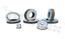 Ceramiczny pierścień piezoelektryczny; 25x10x4mm; materiał piezoelektryczny: PZT8