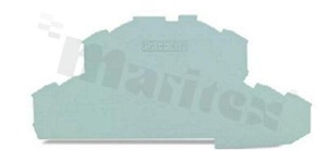 ścianka końcowa/wewnętrzna; grubość 0,8 mm; szara