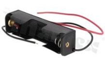 1xAA Battery holder; with 26AWG wire 15cm