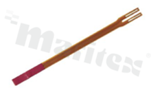 Low profile NTC temperature sensor, thickness: 1mm, fast response, measurement range: -40-80deg.C, R@25deg.C=10kOhm