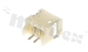 Header for PCB; pitch 1.50mm; 2-contacts; SMD; male; side entry; 50V/1A