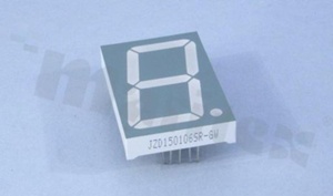 7-Seg. LED Display LTS150GY-ASBW-E4; 1 digit; yellow-green bright; 38.1mm; 30.6x44mm; CA; E/black; diffus; RoHS; JIUZHOU /42pcs