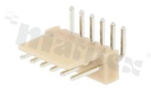 Header for PCB; pitch 2.54mm; 6-contacts; THT; male; side entry; 250V/3A