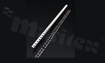 Soczewka C16588_DAISY-4X1-W, FWHM: ok 50 stopni, wide beam, wymiary: 139x19mm, do zestawu DAISY 28x1-xxxx potrzeba 7 szt., do diod Mid Power, Ledil