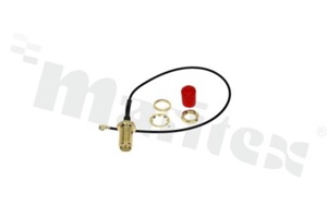 Antenna connecting cable; RG1.13; grey; 160mm cable length; IPX (U.FL) to reverse SMA RP