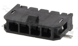 Złącze Kablowe do PCB; w rastrze 3.00mm; 4-stykowe; montaż SMD; męskie; poziome; 250V/5A