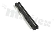 IDC connector; pitch 2.54mm; 50-contacts; flat cable AWG#26-#28