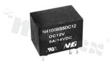 Przekażnik elektromagnetyczny; prąd znamionowy 1A; napięcie cewki 5VDC; pojedynczy styk przełączny (1C); 1A/30VDC; 1A/125VAC