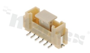 Złącze Kablowe do PCB; w rastrze 2.00mm; 6-stykowe; montaż SMD; męskie; pionowe; 125V/2A