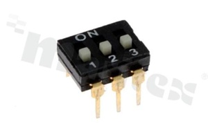 Przełącznik DIP Switch; THT; 3-sekcyjny; raster 2.54mm