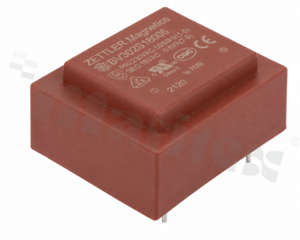 Transformer: encapsulated; 0.6VA; 230VAC; 18V; 33mA; PCB