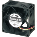 Wentylator; DC; 24VDC; 80x80x38mm; 3.90m3/min; 65.0dB.