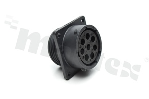 Standard Connector circular; RCP SQ FL 8 pins; SZ 18 SCKT SEAL