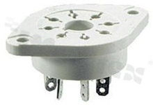 Socket for relay R15; 8 PIN; 10A; mounting: panel; 10A/250VAC