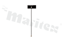 Antena; FPC; Wi-Fi; 2400-7125MHz; 5.2dBi; VSWR<2.3; liniowa; dookólna; RG1.13; 0.1m; IPEX; przyklejana; 28.9x11mm; czarna