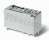 Przekaźnik elektromagnetyczny; niski; prąd znamionowy 12A; napięcie cewki 12VDC; pojedyńczy styk zwierny (1A); moc cewki 0.4W; 12A/250VAC, 12A/24VDC; montaż: PCB, gniazdo