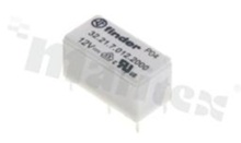 Electromagnetic relay; contact rating current 6A; coil voltage 12VDC; 1 changeover contact (1C); coil power 200mW; 3A/30VDC; 6A/230VAC
