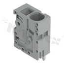 Listwa zaciskowa do PCB; przewód-płytka; na przewód 0.2 - 10.0 mm2 (24-8AWG); raster 7.5 mm; 1-torowa.; kąt ułożenia przewodu względem płytki: 90; Push-in; szary; 600V/38A