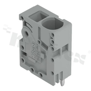 Listwa zaciskowa do PCB; przewód-płytka; na przewód 0.2 - 10.0 mm2 (24-8AWG); raster 7.5 mm; 1-torowa.; kąt ułożenia przewodu względem płytki: 90; Push-in; szary; 600V/38A