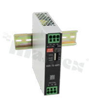 Power Supply; DIN; 74.88W; 12V; 6.24A; 85-305VAC; 80-431VDC