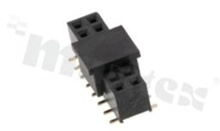 Listwa stykowa do PCB; w rastrze 2.00mm; 2x8 styków; montaż: SMD; żeńska; prosta; dwurzędowe; H=4.3mm
