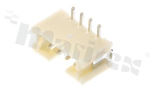 Header for PCB; pitch 2.00mm; 4-contacts; SMD; male; top entry; 100V/2A