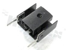 Heatsink; moulded TO-220; 19.05x21.8x10mm; black; anodized aluminium AL5052; RoHS.