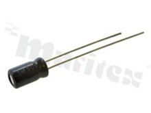 Aluminium electrolytic capacitor; 220uF; +-20%; 10VDC
