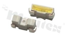 LED Indicator; SMD; 2810 kątowa; cool white; 6000-7000K; 1000-1900mcd/20mA; 2.8-3.4V; diffused; 90 degrees; 2.8x1.0x1.2mm