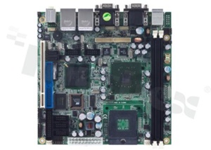 Socket 478 Intel  Pentium  M Mini ITX SBC with Intel  910GMLE + ICH6MChipset; DualView; SATA and 6COM Ports; 8 USB 2.0
