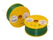 Single wire LGY/H05V-K; with copper multi-strand; green/blue; cross section 1.00mm2; AWG 17; 500V; -40+105 deg.C; 100m.