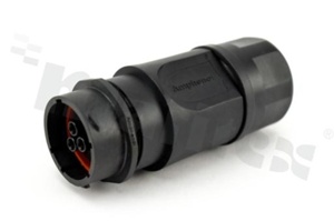 Standard Connector circular; socket; 13 (10+3 Coax) Position; male; size 18