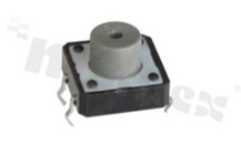 Przełącznik Tact Switch; THT; wymiary korpusu: 12.0x12.0; h=8.5mm; pionowy; o sile nacisku 160gf; przycisk okrągły