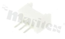 Header for PCB; pitch 1.25mm; 3-contacts; THT; male; top entry; 125V/1A