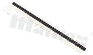 Pin Header; pitch 2.54mm, 1x40 pins, assembly: THT; male; straight