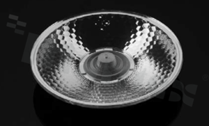 Lens with holder for LED COB; angle: 20 degrees ; Number of LEDs: 1; Dimensions: round 35mm; Height: 9mm; material: PC