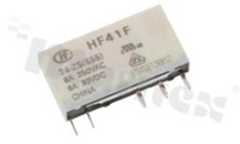 Przekaźnik elektromagnetyczny; prąd znamionowy 6A; napięcie cewki 24VDC; pojedynczy styk przełączny (1C); moc cewki: 170mW; 6A/30VDC; 6A/250VA