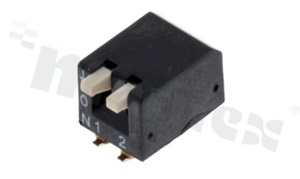 Przełącznik DIP Switch typu piano; SMD; 2-sekcyjny; raster 2.54mm