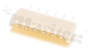 Złącze Kablowe do PCB; w rastrze 2.50mm; 6-stykowe; montaż THT; męskie; pionowe; 250V/3A