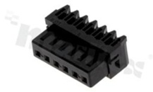 Złącze Kablowe; w rastrze 2.50mm; 6-stykowe; żeńskie; do przewodów AWG#24-28; 250V/2A