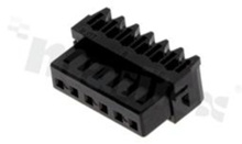 Złącze Kablowe; w rastrze 2.50mm; 6-stykowe; żeńskie; do przewodów AWG#24-28; 250V/2A